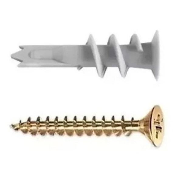 Kit Tarugos Gka Y Tornillo 4x25 Fischer X 5 Unidades 0