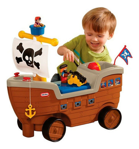 Little Tikes Barco Pirata 2 En 1 Pata Pata Con Accesorios 0
