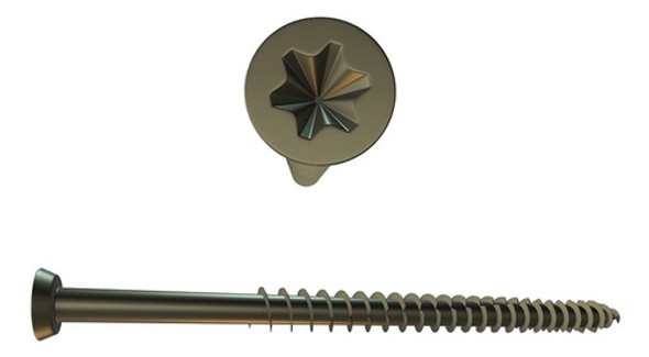 Tornillo Para Fijación Hormigón 7,3 X 80 Mm 15 Unidades 0