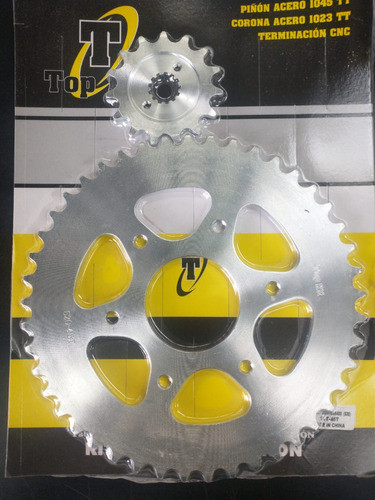 Corona  Bajaj 400 Dominar Z45 Kit Top Con Piñon Z15 (520) 0