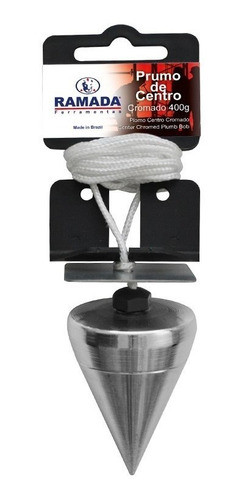 Prumo Aco Cromado Ramada Centro 300g 1682 C319058 0