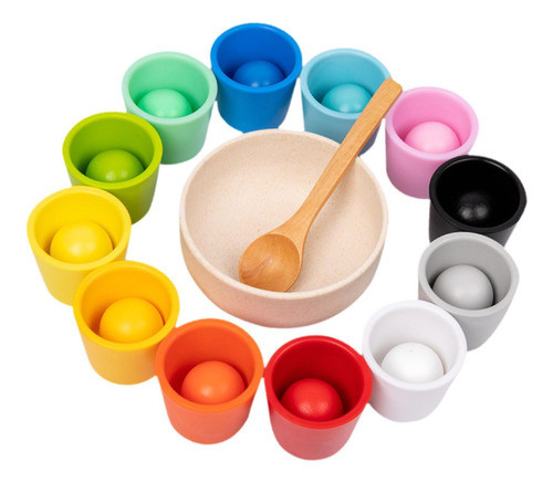 Bolas Em Copos Para Crianças, Jogo De Correspondência, 0