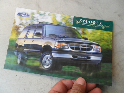 Folleto Antiguo Ford Explorer 1997 4x4 No Manual Catalogo 0