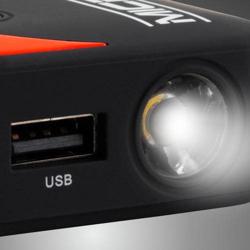 Arrancador Portatil De Auto Cargador Con Luz Led Xp-100 -sc- 1