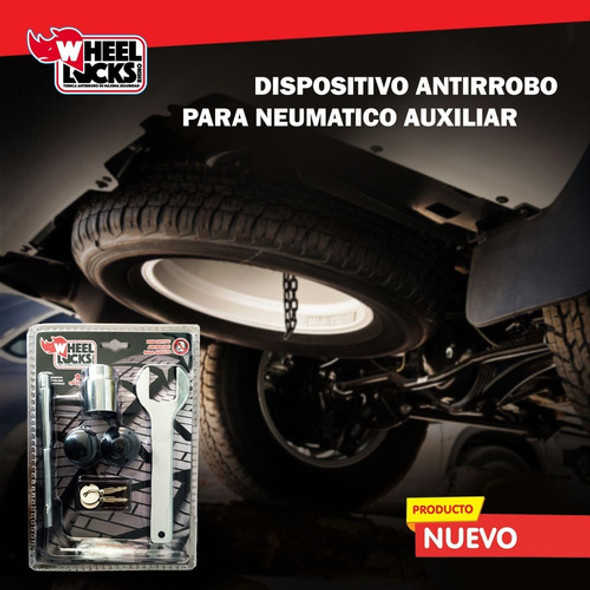 Kit Seguridad Antirrobo Rueda Auxilio Renault Kangoo Amato 1