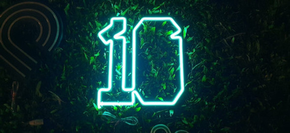 Nro 10 Messi 2022 Neon 30x30cm 12v V1 - Otro Pl4n A 0