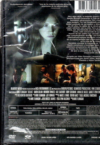 Oculus - Dvd Nuevo Original Cerrado - Mcbmi 1