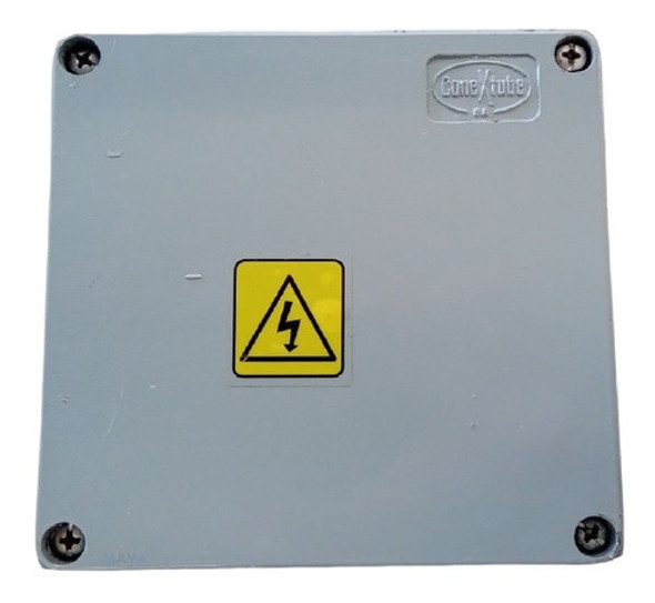 Caja De Paso Estanca Ip65 Aluminio 120x120x60mm Conextube 0 Caja De Paso Estanca Ip65 Aluminio 120x120x60mm Conextube 0