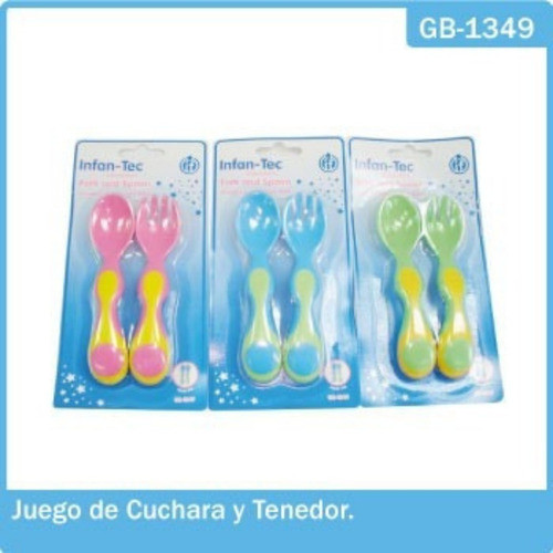 Set Cubiertos 4m+ Infantec 1349 1
