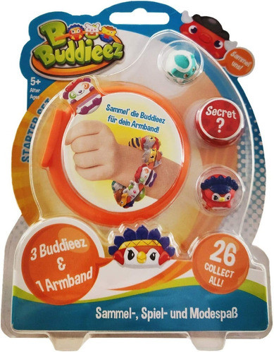 Pulseras Figuras B Buddieez Mascotas X 3 Para Colleccionar 0