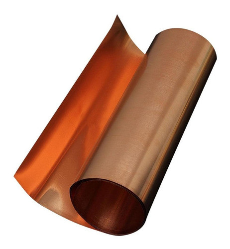 Lamina De Cobre Metales Pampa 0.30mm X 100mm X 1000mm 0