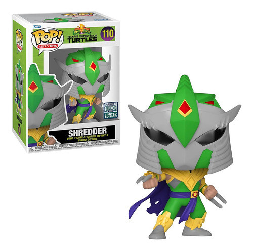 Funko Pop Power Rangers X Tmnt Shredder Funkon 2022 0