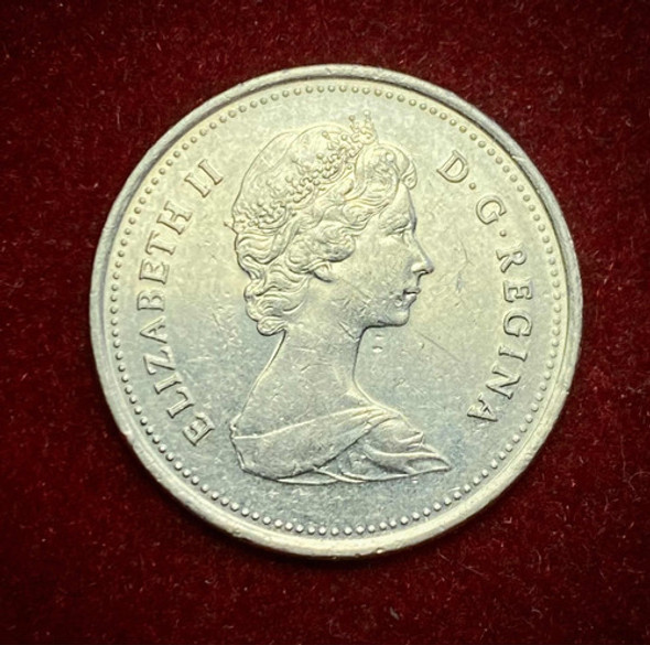 Moneda 25 Centavos Canadá 1983 Km 74 Elizabeth 2 1 Moneda 25 Centavos Canadá 1983 Km 74 Elizabeth 2 1