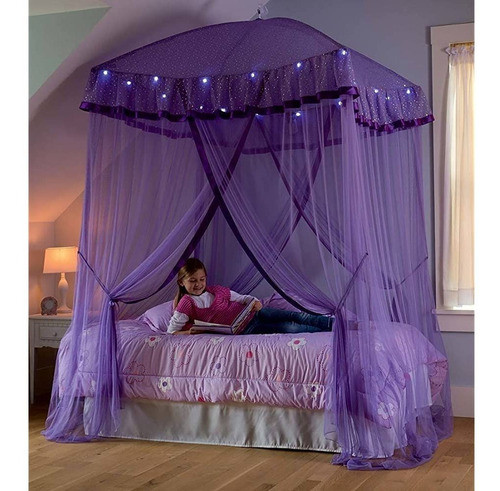 Hearthsong® Sparkling Lights Cama Colgante Canopy Play Tent 1