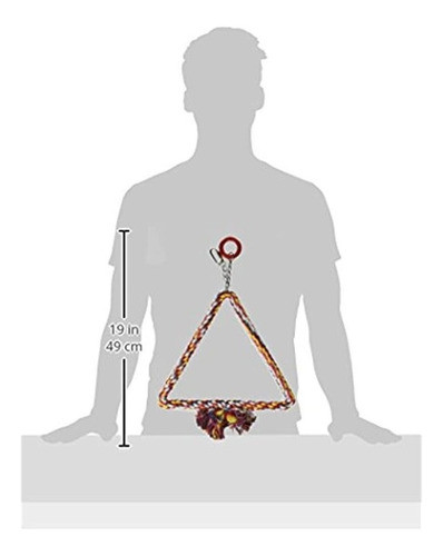 Paradise Toys Large Triangle Swing 12inch W Por 15inch L 1