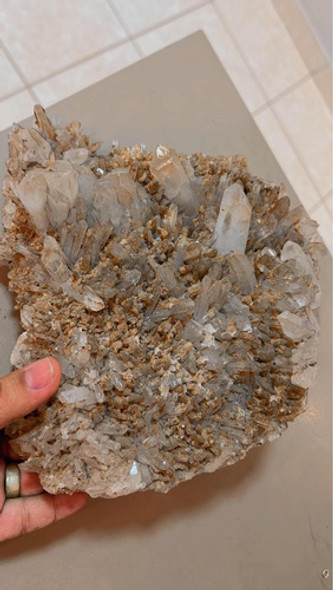 Drusa Natural De Cristal Pontas 3kg 1