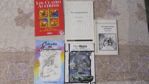 Lote 2 - Total 5 Libros Varios - Cuentos - Novelas - Etc 0