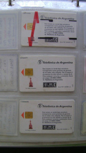 Tarjetatel Coleccion Telefonica Argentina Cupulas F87 Gp2 U 1