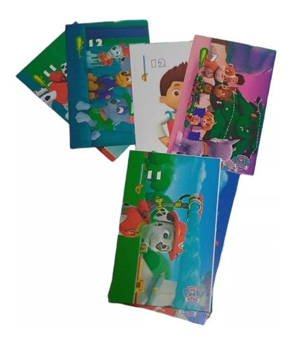 Cartas Infantiles X20 Mazos Paw Patrol Naipes P/ Souvenir 1