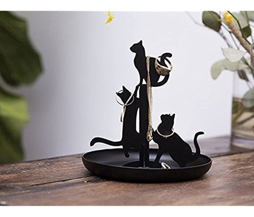 Soporte De Joyeria Para Gato Kikkerland 1