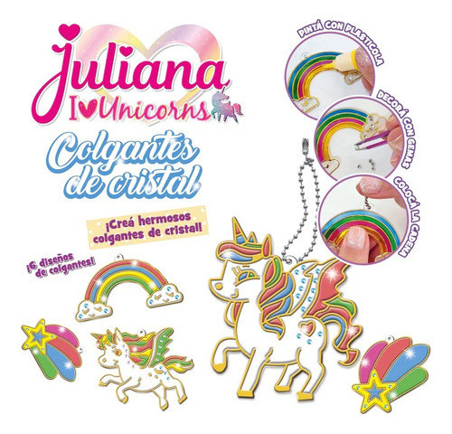 Juliana I Love Unicorns Colgantes De Cristal Orig. Sisjul071 1