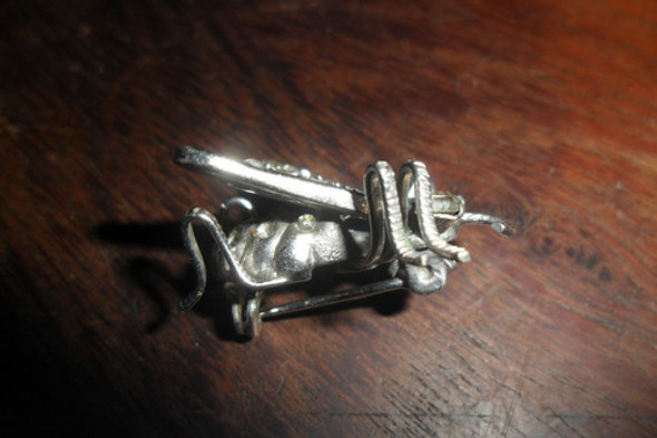 Antiguo Prendedor Miniatura Mosca Moscardon Piedra Diseño 1 Antiguo Prendedor Miniatura Mosca Moscardon Piedra Diseño 1