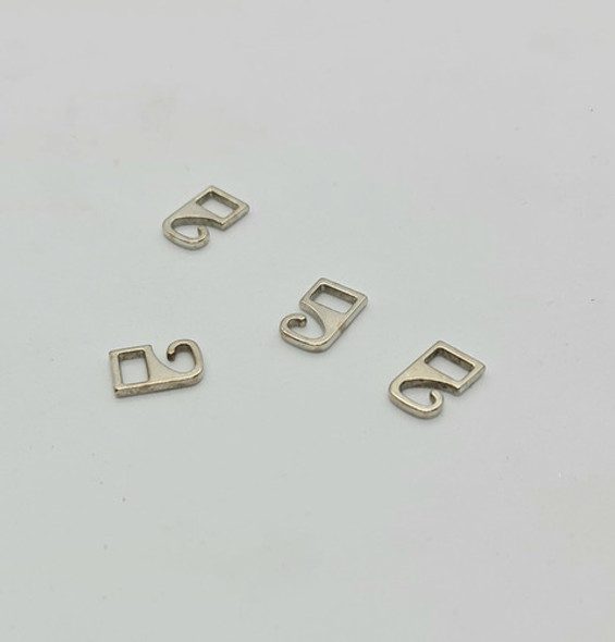 Ganchos 6 Mm Bretel Metalicos Zamak X 1000. Corpiño. 1