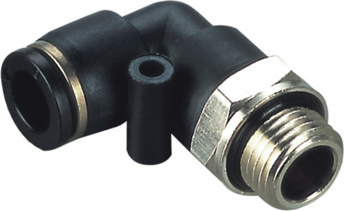 Conector Neumático Codo Giratorio P/tubo 4mm, Rosca M5 0