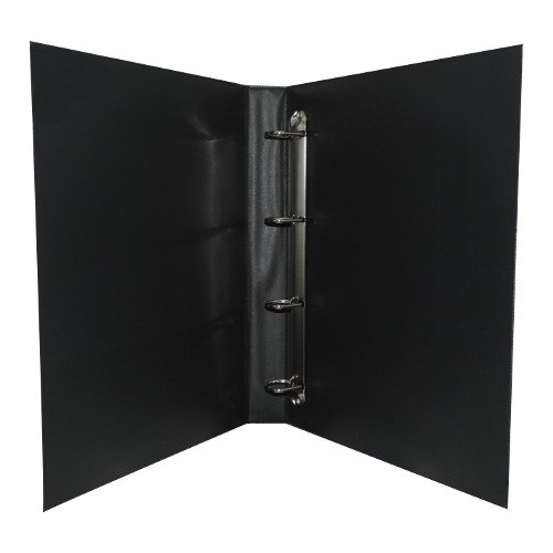 Kit 2 Pastas Fichários 1/4 Preta 190mm X 245mm - Dac 1