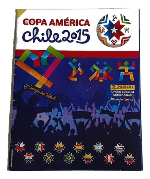 Album Figuritas Futbol Copa America Chile 2015 Panini 0