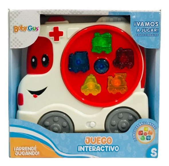 Vehiculo Juguete Interactivo Luz Y Sonido Ar1 53133 Ellobo 0