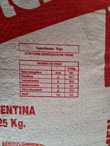 Germen De Trigo X 4 Kg Molino Argentino Crystal 1