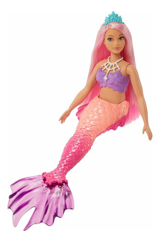 Barbie Sirena Dreamtopia Rosa & Naranja 1
