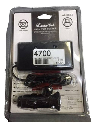 Adaptador Encendedor Usb 0