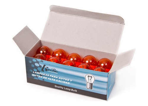 Lampara P21/4w 12v Baz15d 1034 Ambar  V  Patas Defasadas 0