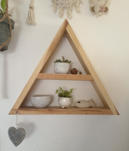 Repisa Triángulo De Madera 0