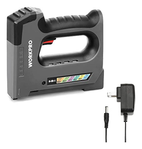 Workpro Pistola De Grapas Inalámbrica 6 En 1, 0