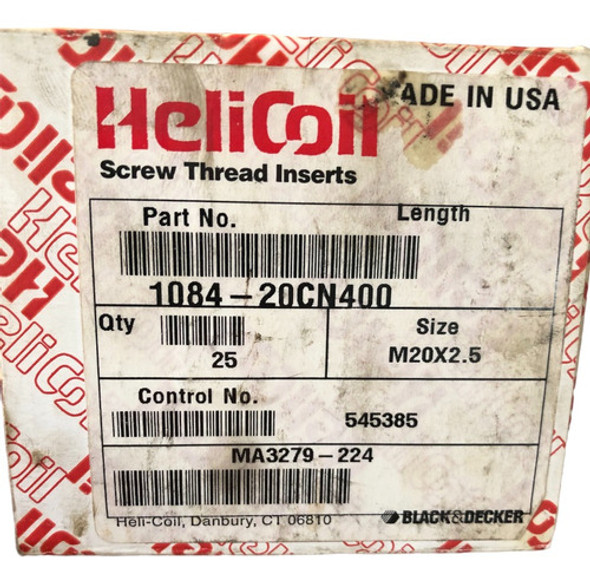 Inserto M20 X 2,5 X 40mm Helicoil 1 Inserto M20 X 2,5 X 40mm Helicoil 1