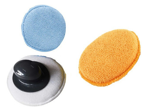 Kit Aplicador Microfibras Circulares X  3 + Soporte Agarre 0