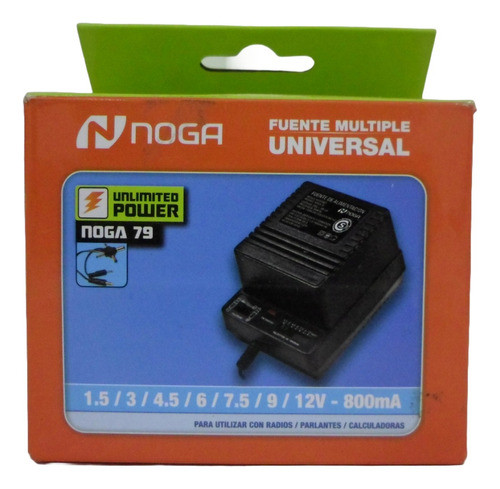 Fuente Multiple Universal 6 Conectores H/ 12 V 800ma Oferta 0