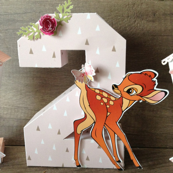 Letra 3d Bambi Todas Las Tematicas 0