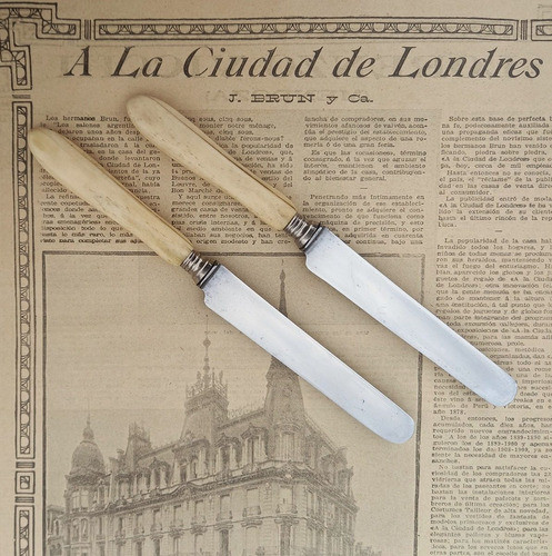 Cuchillo Antiguo Paletero A La Ciudad De Londres X Unidad 1