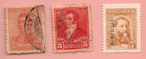 Selos Antigos De Politicos Argentina - 1892 0