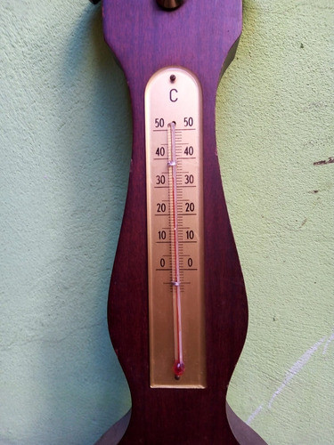 Barometro, Termometro E Higrometro Antiguo De Pared 1