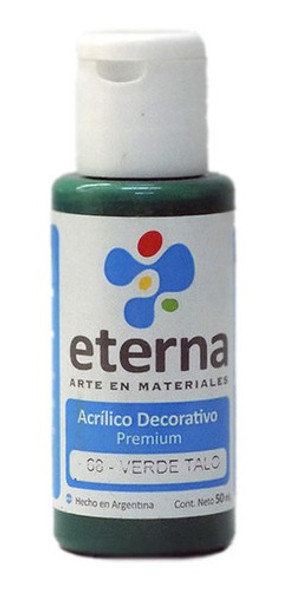 Eterna Acrilico Decorativo 50ml Verde Talo 0