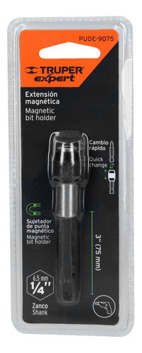 Adaptador Magnetico Cambio Rapido 1/4  7,5cm Truper 11873 0