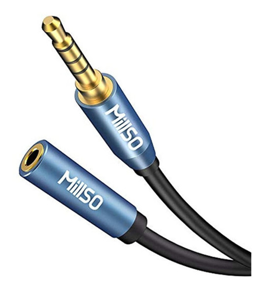 Millso Cable De Extensión Para Auriculares De 3,5 Mm (6,6 P 0