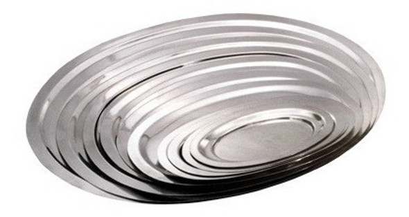 Fuente Oval Playa 26 Cm. Acero Inoxidable. 0 Fuente Oval Playa 26 Cm. Acero Inoxidable. 0