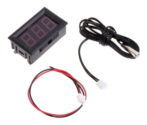 Medidor Temperatura Termómetro Digital Autos Motos 12v - Color Verde 1