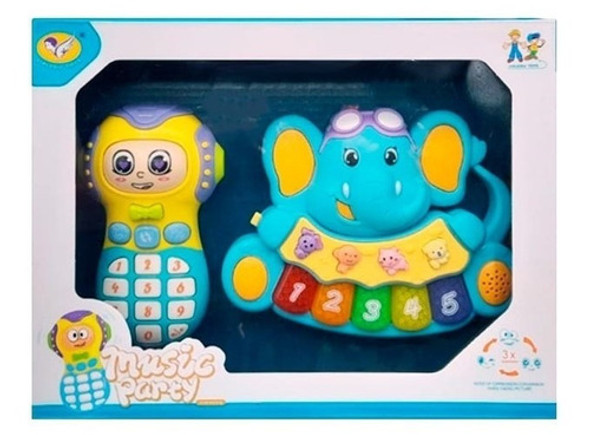 Jialegu Music Party Telefono Y Elefante Musicales 0 Jialegu Music Party Telefono Y Elefante Musicales 0